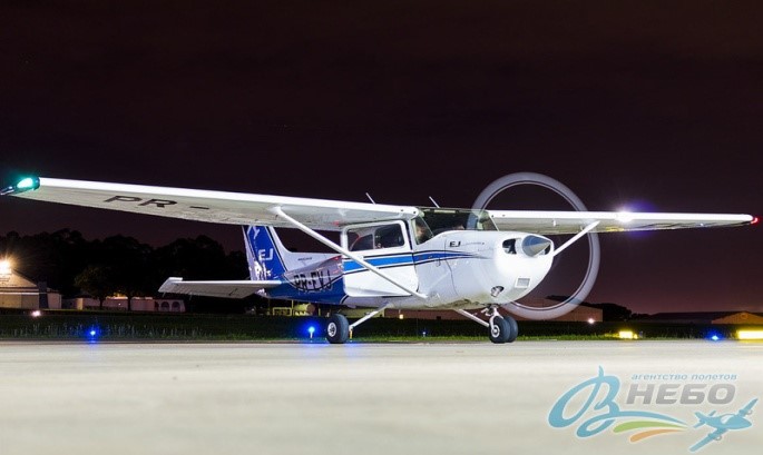 Flying on airplanes in Cherkassy.